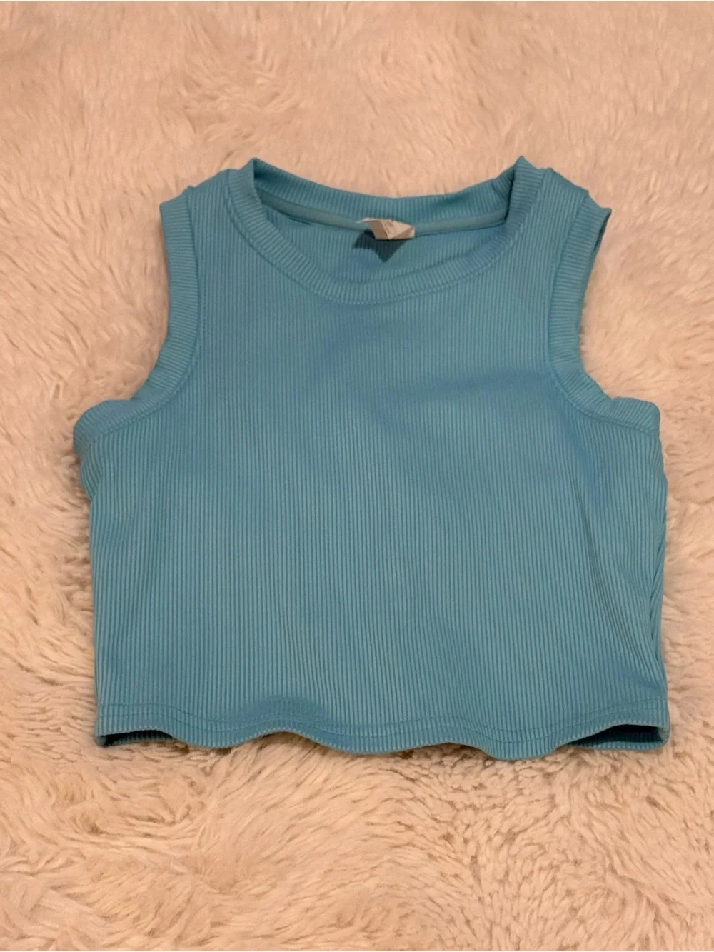 Xersion Girls' Ribbed Tank Top - Blue